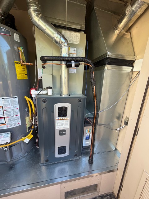Furnace and custom sheet-metal return assembly